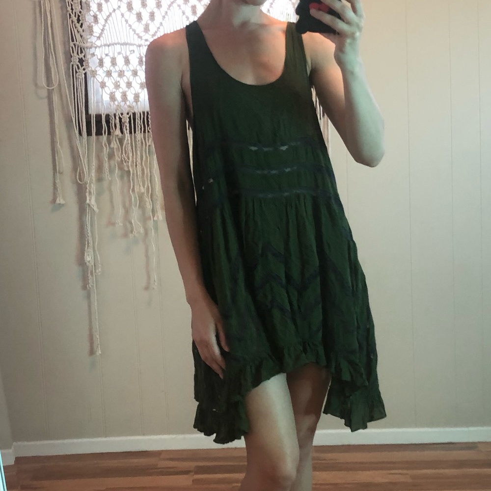 Green Free People Slip